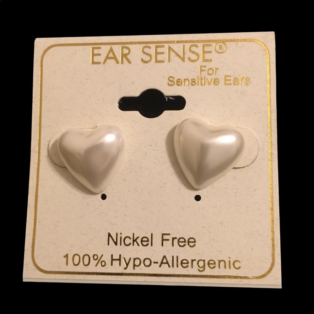 Ear Sense Nickel Free Hypoallergenic Heart Fashion Earrings